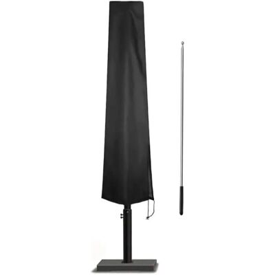 Linxor - Parasol Cover - Noir - 190 x 30-50 cm - Umbrella cover - Publicité Linxor - Parasol Cover - Noir - 190 x 30-50 cm - Umbrella cover - Publicité
