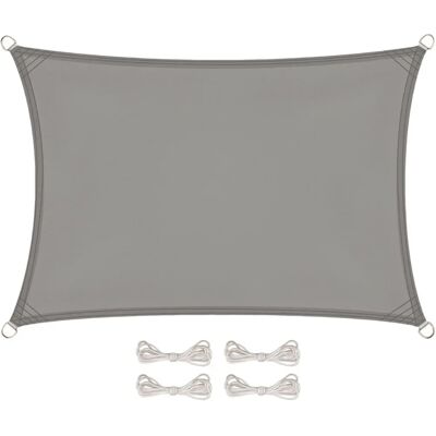 Linxor - Voile d'ombrage Rectangulaire 2x3m - Imperméable et Anti-UV - Publicité Linxor - Voile d'ombrage Rectangulaire 2x3m - Imperméable et Anti-UV - Publicité