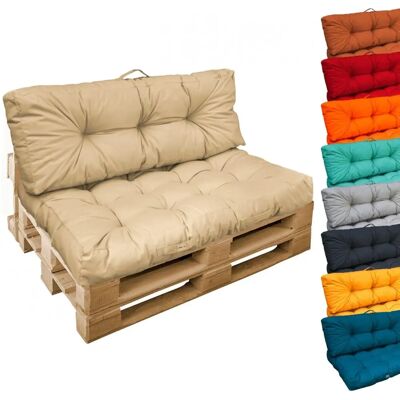 Kit de coussins et assise Linxor - Beige - Publicité Kit de coussins et assise Linxor - Beige - Publicité