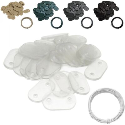 Linxor 30-pack - Transparent - Kit de fixation - Publicité Linxor 30-pack - Transparent - Kit de fixation - Publicité