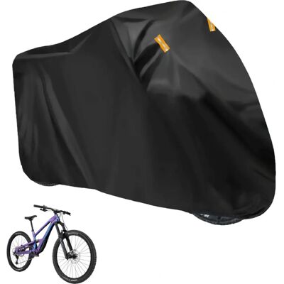 Linxor Housse de Vélo Étanche 200x75x110 cm - Noir - Publicité Linxor Housse de Vélo Étanche 200x75x110 cm - Noir - Publicité