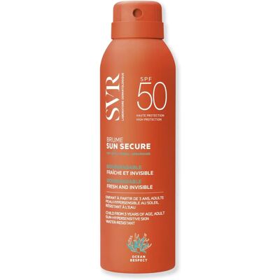 SVR Sun Secure Brume SPF50+ - Spray Solaire Biologique - Publicité SVR Sun Secure Brume SPF50+ - Spray Solaire Biologique - Publicité