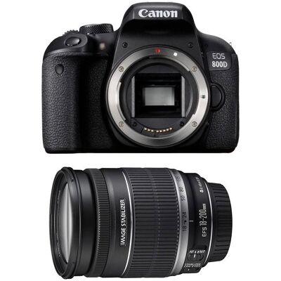 Canon EOS 800D - Appareil photo APS-C 24,2 MP avec objectif 18-200mm IS Canon EOS 800D - Appareil photo APS-C 24,2 MP avec objectif 18-200mm IS