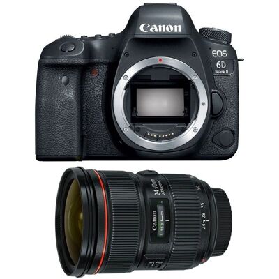Canon EOS 6D Mark II + 24-70mm f/2.8L - Appareil photo Canon EOS 6D Mark II + 24-70mm f/2.8L - Appareil photo