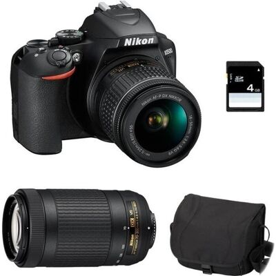 Nikon D3500 - 24,2 MP DX Kamera Kit mit 18-55mm & 70-300mm Objektiven Nikon D3500 - 24,2 MP DX Kamera Kit mit 18-55mm & 70-300mm Objektiven