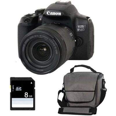 Canon EOS 850D - 24.1 MP, 4K, Dual Pixel, 7 fps, Wi-Fi, 16GB SD Canon EOS 850D - 24.1 MP, 4K, Dual Pixel, 7 fps, Wi-Fi, 16GB SD