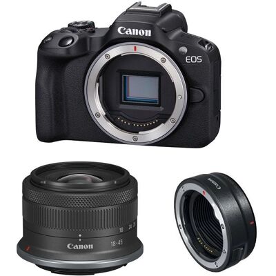 Canon EOS R50 - Appareil photo compact pour créateurs - 24,2 MP - UHD 4K Canon EOS R50 - Appareil photo compact pour créateurs - 24,2 MP - UHD 4K
