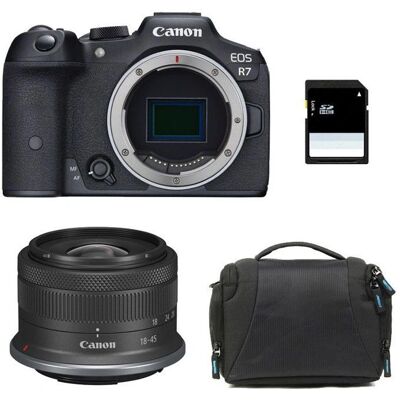 Canon EOS R7 - Appareil photo avec capteur APS-C et autofocus Dual Pixel - 4K - Noir Canon EOS R7 - Appareil photo avec capteur APS-C et autofocus Dual Pixel - 4K - Noir