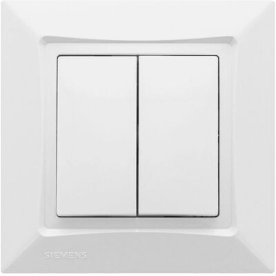 SIEMENS DELTA ONE Blanc Plaque réversible - Interrupteurs électriques - Publicité SIEMENS DELTA ONE Blanc Plaque réversible - Interrupteurs électriques - Publicité
