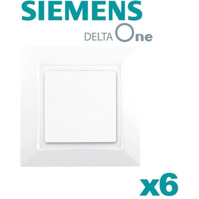 Siemens Delta Blanc 6 Interrupteurs Deux Voies - Interrupteurs - Publicité Siemens Delta Blanc 6 Interrupteurs Deux Voies - Interrupteurs - Publicité