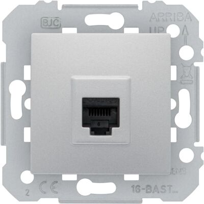 Siemens - Prise RJ45 Cat 6 Argent Delta Viva - Publicité Siemens - Prise RJ45 Cat 6 Argent Delta Viva - Publicité