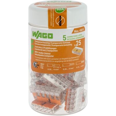 Wago S221 Terminal de conexão automática de 5 entradas Wago S221 Terminal de conexão automática de 5 entradas