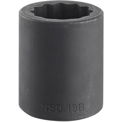 Facom Clé à chocs - 24mm Hex - 1/2 pouce Carré - 42mm Facom Clé à chocs - 24mm Hex - 1/2 pouce Carré - 42mm