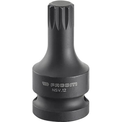 Facom Chave de impacto 12mm XZN 1/2" - Chave de impacto Facom Chave de impacto 12mm XZN 1/2" - Chave de impacto