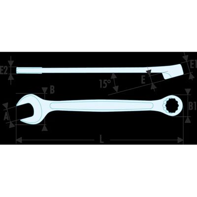 Facom Modell 440.23SLS Sicherheits-Ring-Schlüssel - Ring-Schlüssel Facom Modell 440.23SLS Sicherheits-Ring-Schlüssel - Ring-Schlüssel