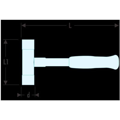 Facom Model 212A.60SLS Fiberglass Hammer - Interchangeable Nylon Heads Facom Model 212A.60SLS Fiberglass Hammer - Interchangeable Nylon Heads