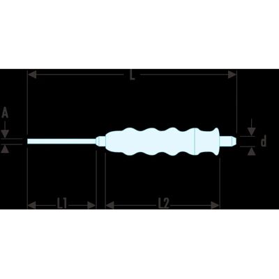 Facom Splinttreiber - Handwerkzeug - 2,0mm Durchmesser - 1 Stück Facom Splinttreiber - Handwerkzeug - 2,0mm Durchmesser - 1 Stück