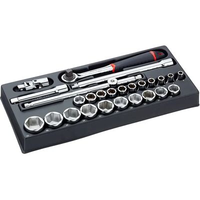 Facom Modell S161-46 - 26-teiliger 1/2" Steckschlüsselsatz Facom Modell S161-46 - 26-teiliger 1/2" Steckschlüsselsatz