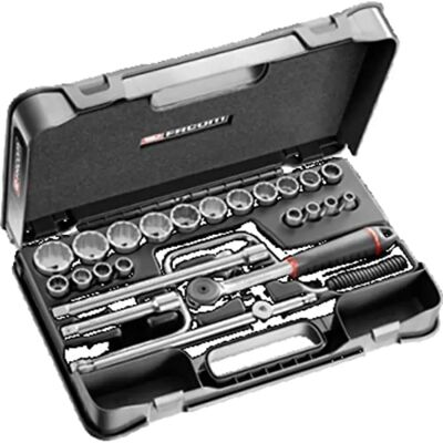 Set de 25 pièces de Facom - 1/2 pouce - 12 pans - Publicité Set de 25 pièces de Facom - 1/2 pouce - 12 pans - Publicité