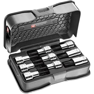 Zestaw 9 bitów Torx Facom - 1/2" Zestaw 9 bitów Torx Facom - 1/2"