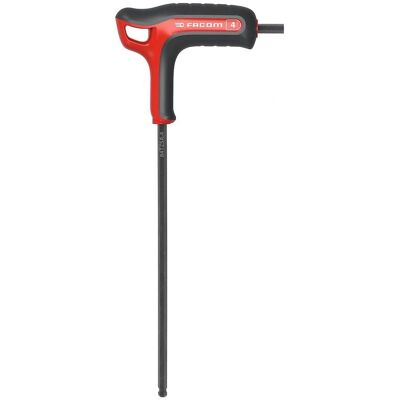 Clé hexagonale FACOM 4mm poignée en T ergonomique tête sphérique - Publicité Clé hexagonale FACOM 4mm poignée en T ergonomique tête sphérique - Publicité