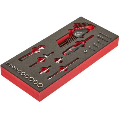 Facom 46-tlg. 1/4" Steckschlüssel-Set mit Zubehör - Modularsystem Facom 46-tlg. 1/4" Steckschlüssel-Set mit Zubehör - Modularsystem