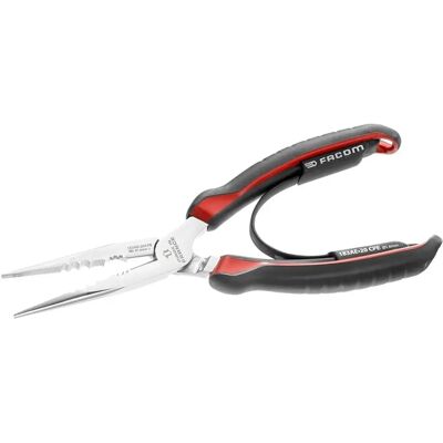 Pince Longues Facom - 200mm Acier Carbone - Pointe Droite Pince Longues Facom - 200mm Acier Carbone - Pointe Droite