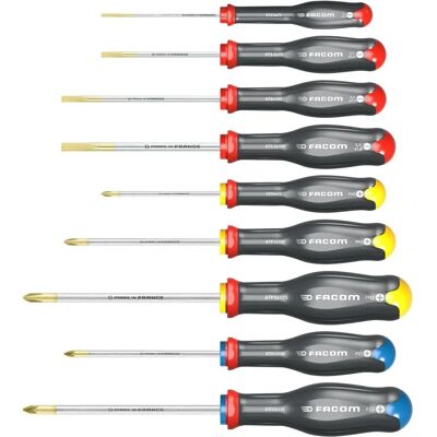 Facom - Ensemble de 9 Tournevis Facom - Ensemble de 9 Tournevis