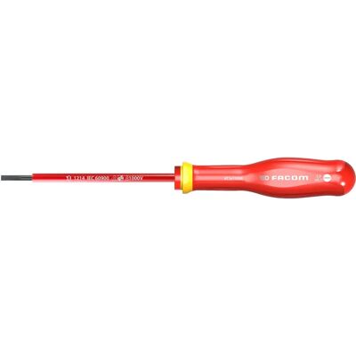 Facom Protwist geïsoleerde platte schroevendraaier - 3x100mm - Schroevendraaier Facom Protwist geïsoleerde platte schroevendraaier - 3x100mm - Schroevendraaier