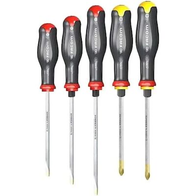 Set di cacciaviti Facom - Esagonali, Phillips, Piana - Resistente ed Ergonomico Set di cacciaviti Facom - Esagonali, Phillips, Piana - Resistente ed Ergonomico