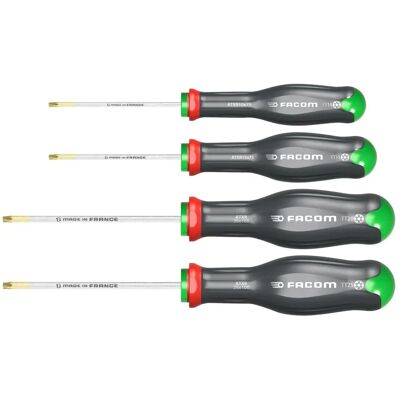 Ensemble de Tournevis Facom ProTwist Resistorx ATXR Torx - 4 Pièces Ensemble de Tournevis Facom ProTwist Resistorx ATXR Torx - 4 Pièces