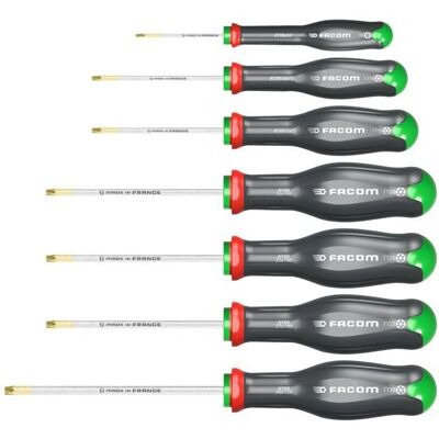 Ensemble de tournevis Protwist Facom - Professionnel, Multicolore, 7 pièces Ensemble de tournevis Protwist Facom - Professionnel, Multicolore, 7 pièces