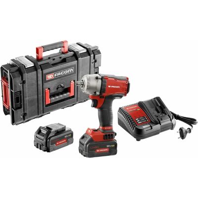 Facom Llave de Impacto - Sin escobillas, Compacta, 18V, 2x 5Ah Facom Llave de Impacto - Sin escobillas, Compacta, 18V, 2x 5Ah