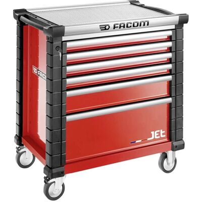 FACOM JET.6M4A Werkstattwagen - 6 Schubladen - Rot FACOM JET.6M4A Werkstattwagen - 6 Schubladen - Rot
