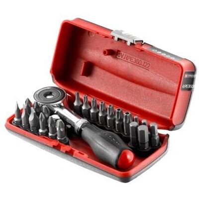 Facom Tragbares Schraubenset mit 22 Bits - Ratsche, Drehgriff Facom Tragbares Schraubenset mit 22 Bits - Ratsche, Drehgriff