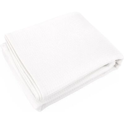 Linnea - Pure Waffle - 70x140 - Blanc - Drap de douche - Publicité Linnea - Pure Waffle - 70x140 - Blanc - Drap de douche - Publicité