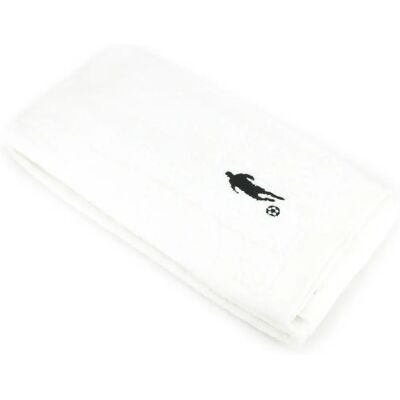 Linnea - Pure Football - Blanc - 70x140 cm - Serviette de bain - Publicité Linnea - Pure Football - Blanc - 70x140 cm - Serviette de bain - Publicité