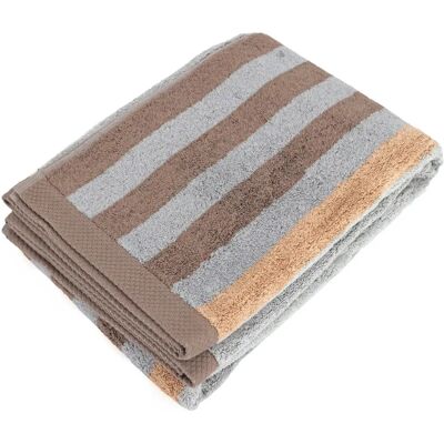 Linnea - Pure Stripes - Beige - 100x150 - Towel - Publicité Linnea - Pure Stripes - Beige - 100x150 - Towel - Publicité
