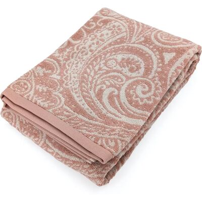 Linnea - P29734 - 100x150 cm - Rose - Drap de bain - Publicité Linnea - P29734 - 100x150 cm - Rose - Drap de bain - Publicité