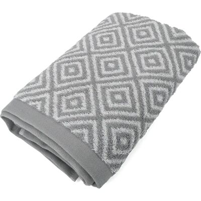 Linnea - P29886 - Gris - 50x100 cm - Serviette de toilette - Publicité Linnea - P29886 - Gris - 50x100 cm - Serviette de toilette - Publicité
