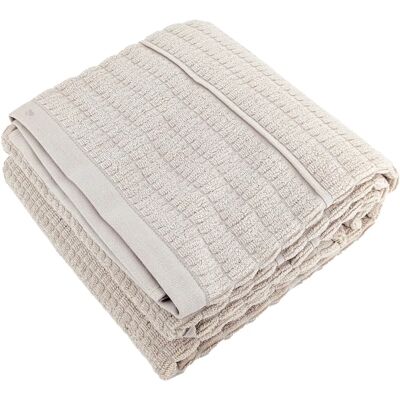 Linnea - P31318 - Beige - 70x140 cm - Serviette de bain - Publicité Linnea - P31318 - Beige - 70x140 cm - Serviette de bain - Publicité