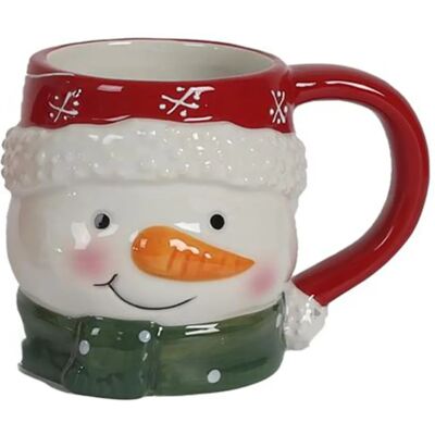 Mug de Noël Linnea - Rouge - 35cl - Mug - Publicité Mug de Noël Linnea - Rouge - 35cl - Mug - Publicité