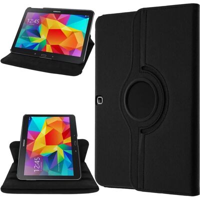 Etui Avizar Galaxy Tab 4 10.1 T530 avec Support Rotatif 360° - Noir - Publicité Etui Avizar Galaxy Tab 4 10.1 T530 avec Support Rotatif 360° - Noir - Publicité