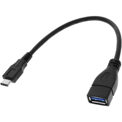 Adaptateur OTG USB Type C Avizar - Noir - Publicité Adaptateur OTG USB Type C Avizar - Noir - Publicité