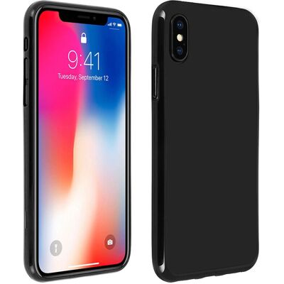 Coque en silicone Avizar pour iPhone X - Antichoc & Mat - Publicité Coque en silicone Avizar pour iPhone X - Antichoc & Mat - Publicité