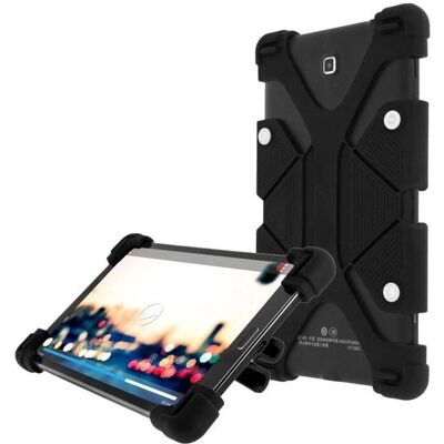 Avizar Stoßfeste Universal-Bumper-Hülle für 8,9"- 12" Tablets, mit Ständer Schwarz 10'' - Tablet Hülle Avizar Stoßfeste Universal-Bumper-Hülle für 8,9"- 12" Tablets, mit Ständer Schwarz 10'' - Tablet Hülle