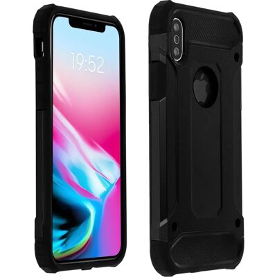 Avizar Defender II Serie Beskyttelsescover Apple iPhone X - Stødfast (1,80 m) - Sort Avizar Defender II Serie Beskyttelsescover Apple iPhone X - Stødfast (1,80 m) - Sort