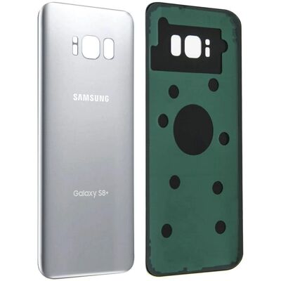 Cubierta trasera plateada para Galaxy S8 Plus - Pieza de repuesto Cubierta trasera plateada para Galaxy S8 Plus - Pieza de repuesto