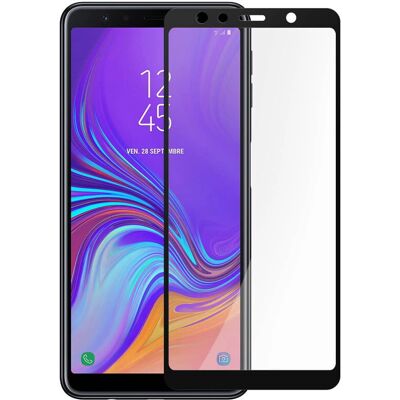 Protection d'écran en Verre Trempé Avizar Galaxy A7 2018 - Bords Noirs - Publicité Protection d'écran en Verre Trempé Avizar Galaxy A7 2018 - Bords Noirs - Publicité