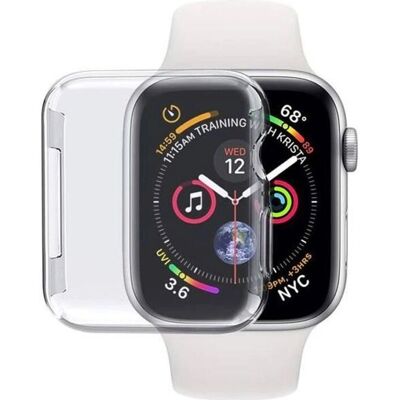 Avizar Apple Watch 40mm Silikon Hülle - Transparent Schutz Avizar Apple Watch 40mm Silikon Hülle - Transparent Schutz